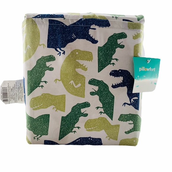 Pillowfort Bedding Colossal Chomp Dinosaur Microfiber Queen Sheet